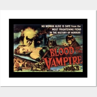 Classic Horror Movie Lobby Card - Blood of the Vampire Posters and Art